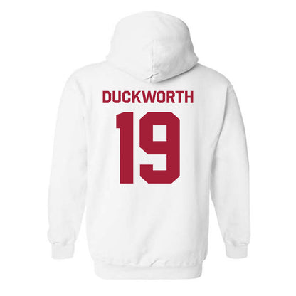 Stanford - NCAA Football : Jack Duckworth - Classic Shersey Hooded Sweatshirt-1