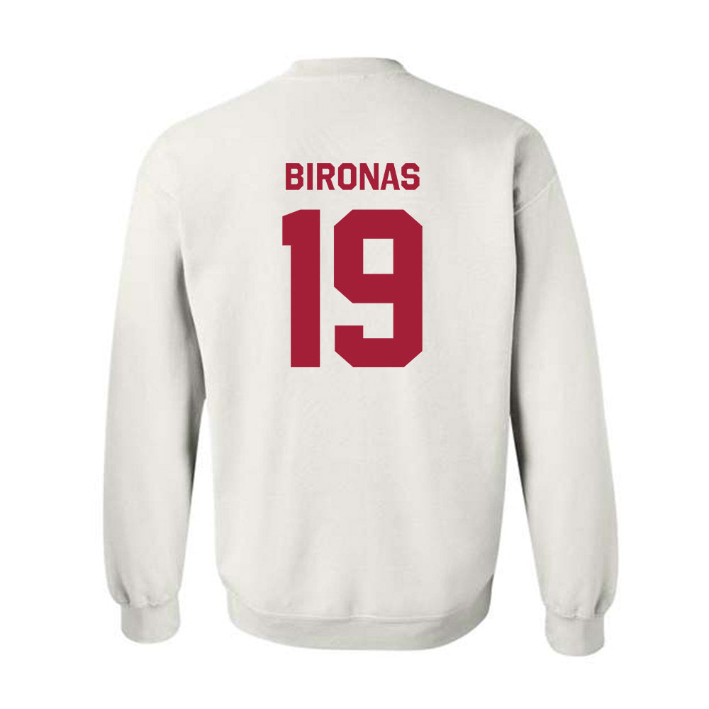 Stanford - NCAA Football : London Bironas - Classic Shersey Crewneck Sweatshirt-1