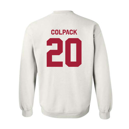 Stanford - NCAA Women's Lacrosse : Anna Colpack - Classic Shersey Crewneck Sweatshirt-1