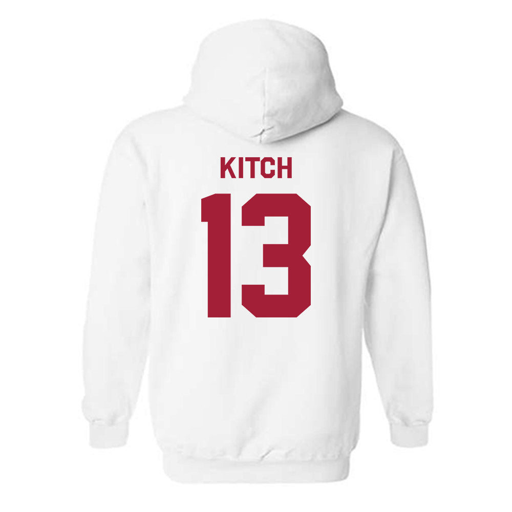 Stanford - NCAA Men's Basketball : Ethan Kitch - Classic Shersey Hooded Sweatshirt-1