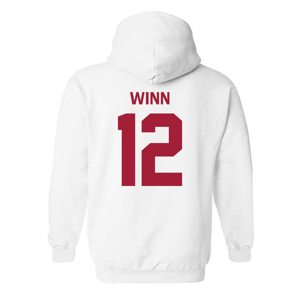 Stanford - NCAA Women's Soccer : Bella Winn - Classic Shersey Hooded Sweatshirt-1