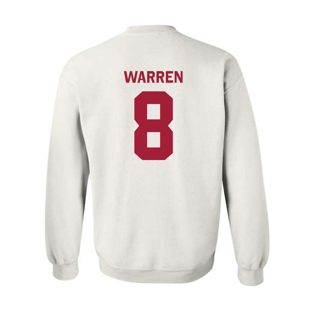 Stanford - NCAA Football : Davis Warren - Classic Shersey Crewneck Sweatshirt-2