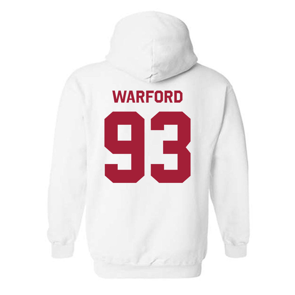 Stanford - NCAA Football : Peyton Warford - Classic Shersey Hooded Sweatshirt-1