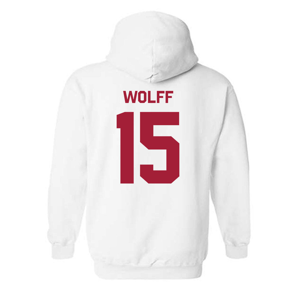 Stanford - NCAA Men's Volleyball : David Wolff - Classic Shersey Hooded Sweatshirt-1