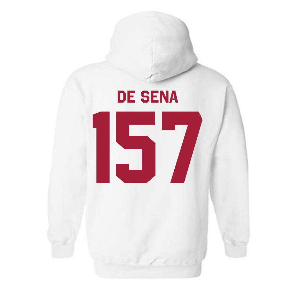 Stanford - NCAA Wrestling : Jack De Sena - Classic Shersey Hooded Sweatshirt-1