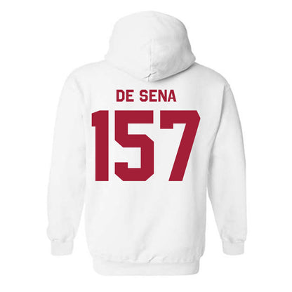 Stanford - NCAA Wrestling : Jack De Sena - Classic Shersey Hooded Sweatshirt-1