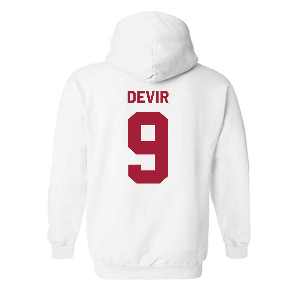 Stanford - NCAA Women's Lacrosse : Lindsey Devir - Classic Shersey Hooded Sweatshirt-1