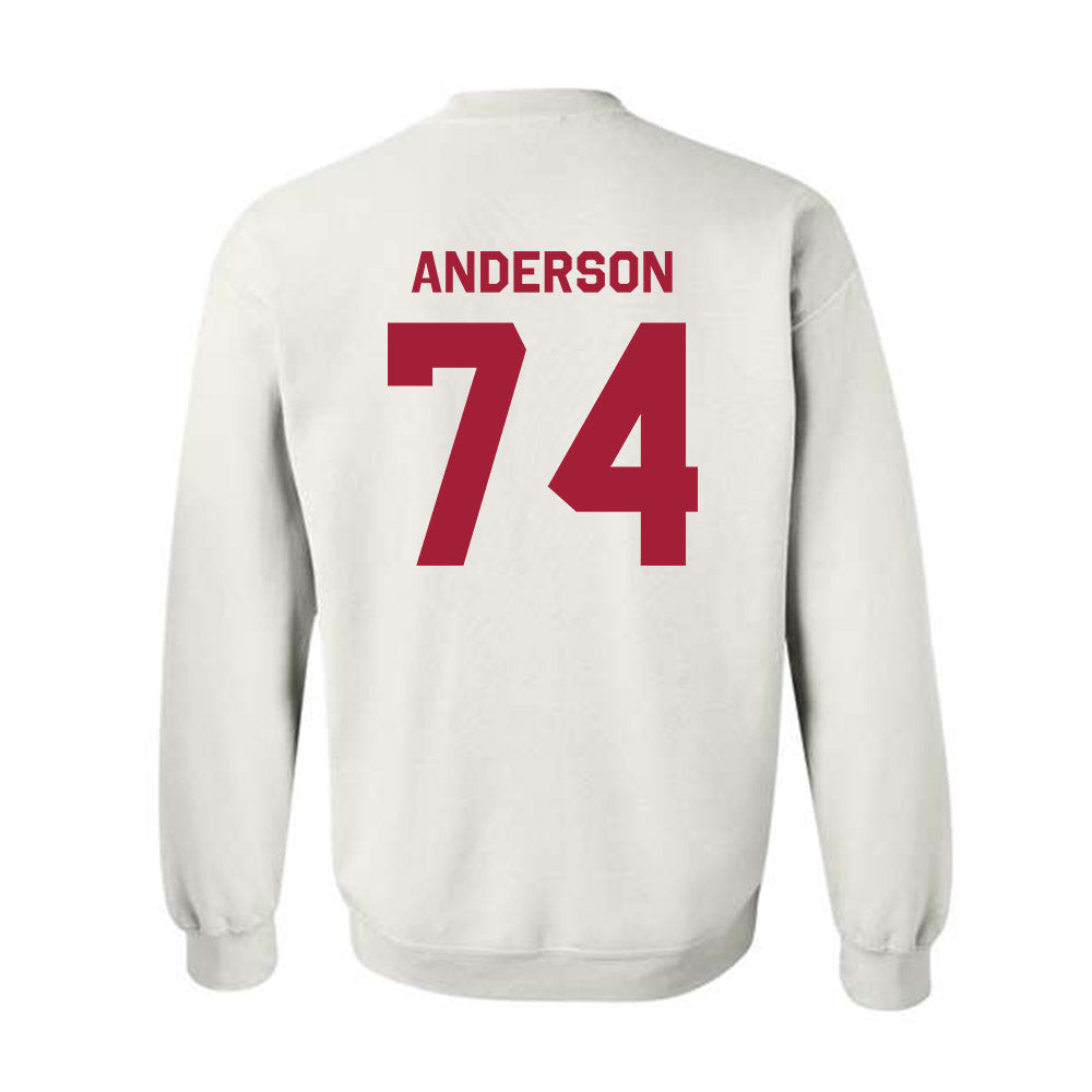 Stanford - NCAA Football : Fisher Anderson - Classic Shersey Crewneck Sweatshirt-1