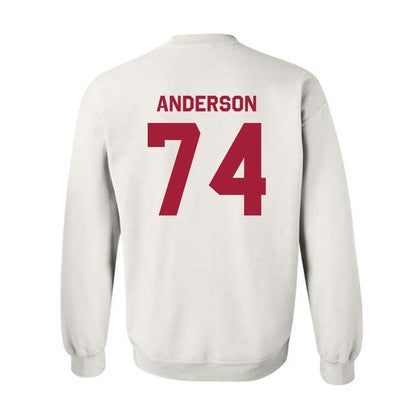 Stanford - NCAA Football : Fisher Anderson - Classic Shersey Crewneck Sweatshirt-1