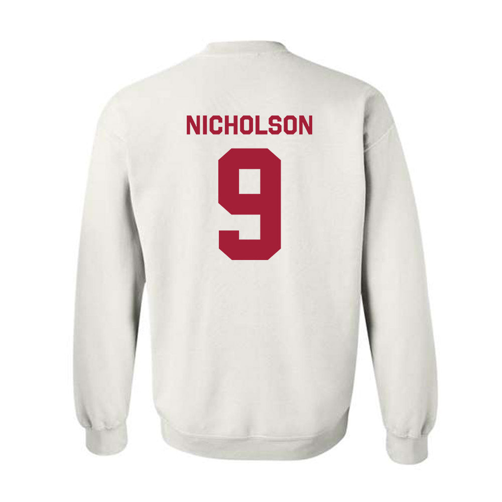 Stanford - NCAA Football : Brandon Nicholson - Classic Shersey Crewneck Sweatshirt-1