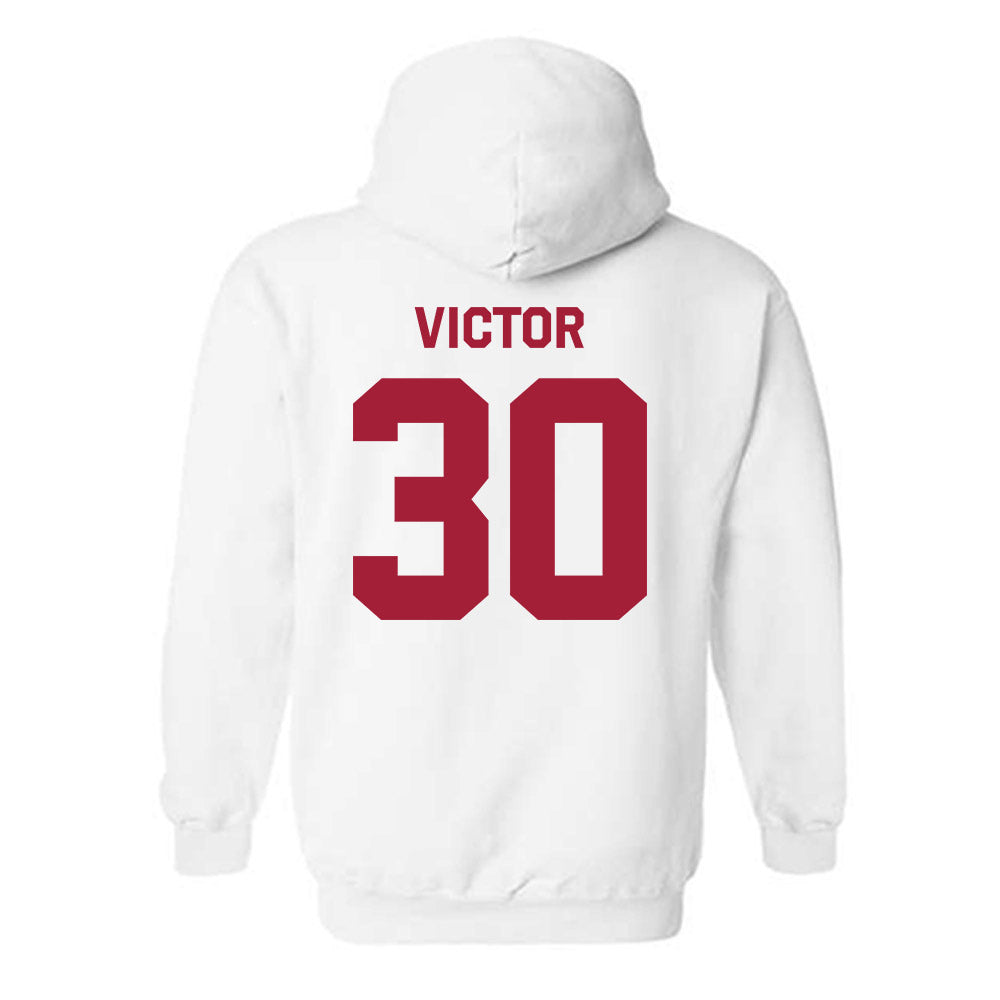 Stanford - NCAA Men's Soccer : Jordan Victor - Classic Shersey Hooded Sweatshirt-1