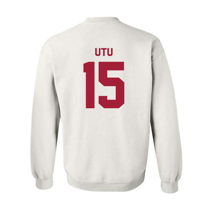 Stanford - NCAA Football : Donte Utu - Classic Shersey Crewneck Sweatshirt-1