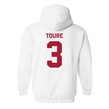 Stanford - NCAA Men's Basketball : Tallis Toure - Classic Shersey Hooded Sweatshirt-1