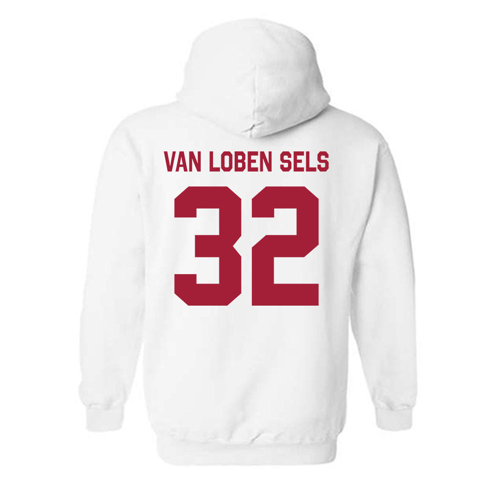 Stanford - NCAA Football : Owen van Loben Sels - Classic Shersey Hooded Sweatshirt-1