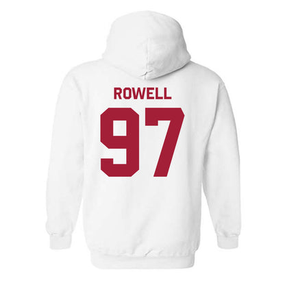 Stanford - NCAA Football : Zach Rowell - Classic Shersey Hooded Sweatshirt-1