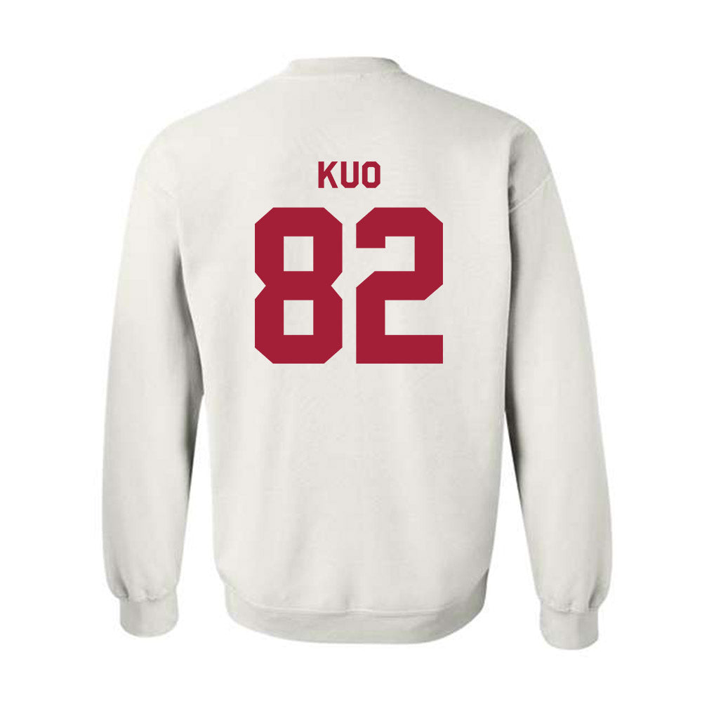 Stanford - NCAA Football : Tyler Kuo - Classic Shersey Crewneck Sweatshirt-1