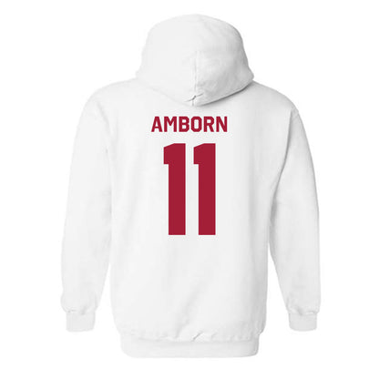 Stanford - NCAA Women's Basketball : Carly Amborn - Classic Shersey Hooded Sweatshirt-1