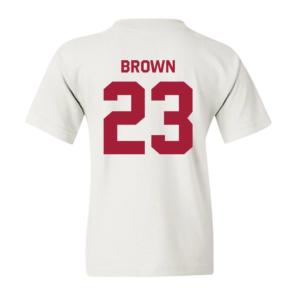 Stanford - NCAA Football : Nico Brown - Classic Shersey Youth T-Shirt-1