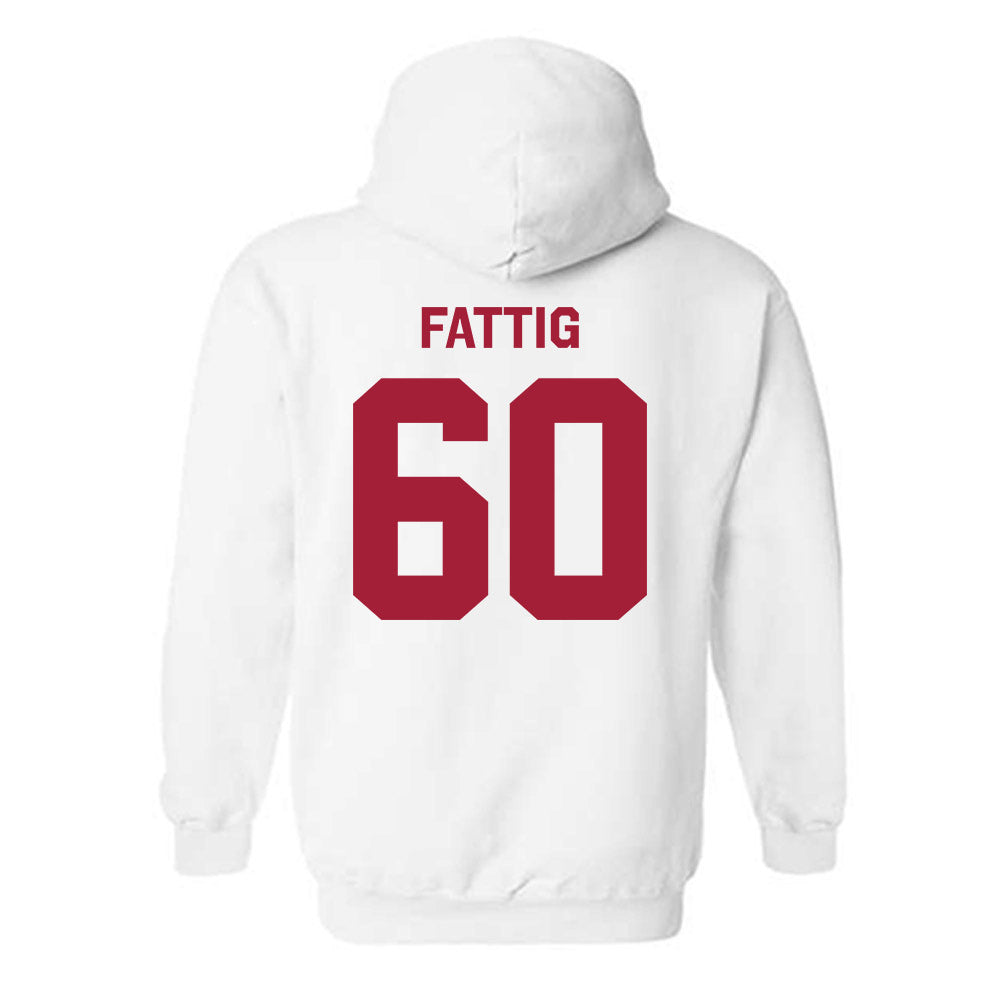 Stanford - NCAA Football : Nick Fattig - Classic Shersey Hooded Sweatshirt-2