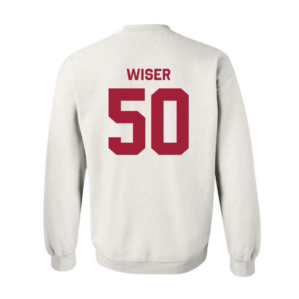 Stanford - NCAA Baseball : David Wiser - Classic Shersey Crewneck Sweatshirt-1