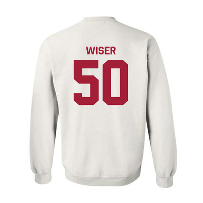Stanford - NCAA Baseball : David Wiser - Classic Shersey Crewneck Sweatshirt-1