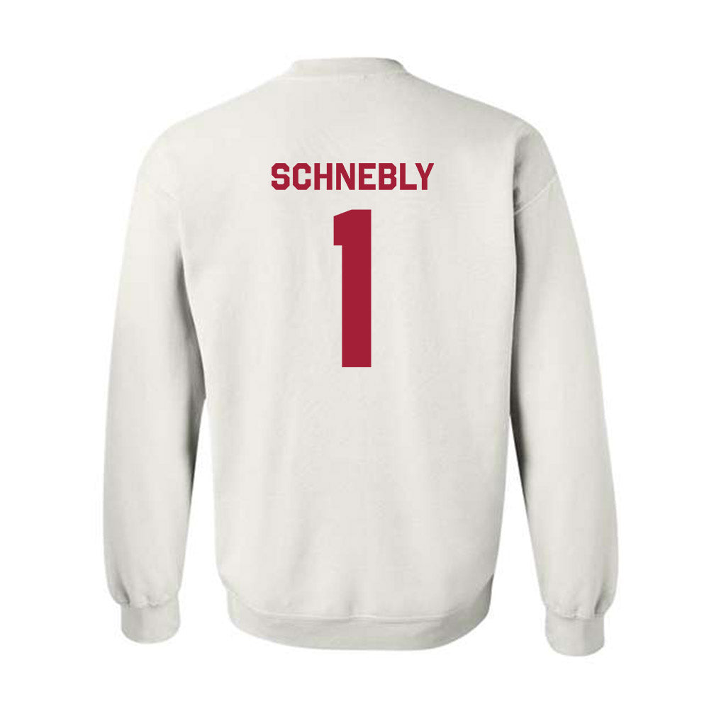 Stanford - NCAA Men's Soccer : Rowan Schnebly - Classic Shersey Crewneck Sweatshirt-1