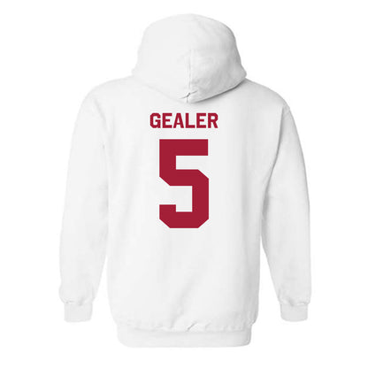 Stanford - NCAA Men's Basketball : Benny Gealer - Classic Shersey Hooded Sweatshirt-1