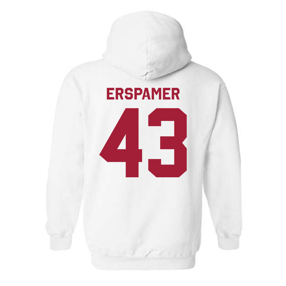 Stanford - NCAA Baseball : Mike Erspamer - Classic Shersey Hooded Sweatshirt-1