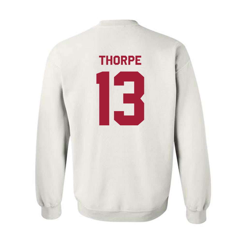 Stanford - NCAA Football : Liam Thorpe - Classic Shersey Crewneck Sweatshirt-1
