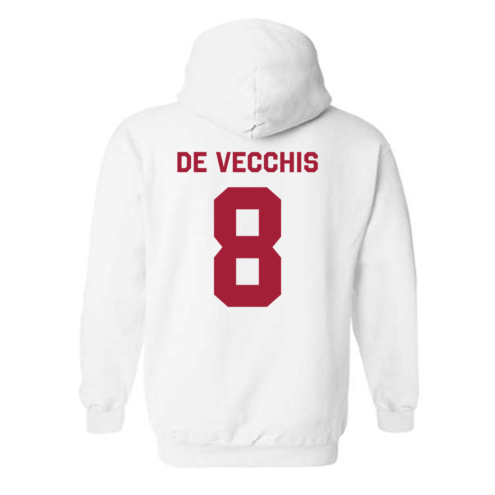 Stanford - NCAA Men's Water Polo : Simone De Vecchis - Classic Shersey Hooded Sweatshirt-1