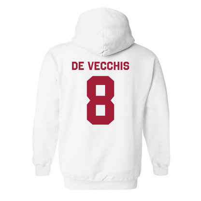 Stanford - NCAA Men's Water Polo : Simone De Vecchis - Classic Shersey Hooded Sweatshirt-1