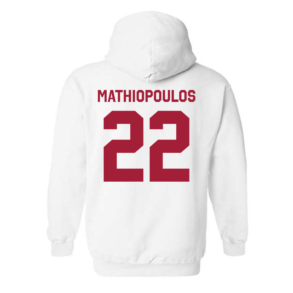 Stanford - NCAA Men's Water Polo : Konstantinos Mathiopoulos - Classic Shersey Hooded Sweatshirt-1