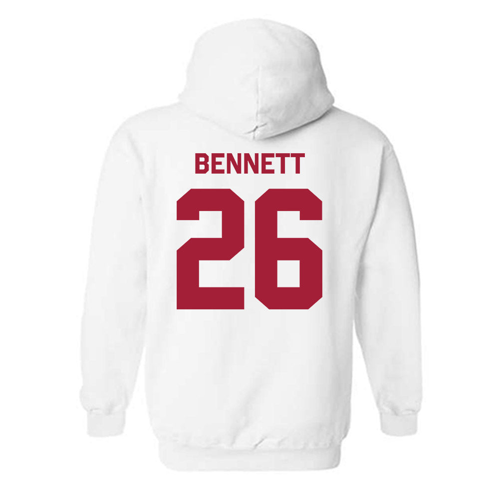 Stanford - NCAA Men's Soccer : Brad Bennett - Classic Shersey Hooded Sweatshirt-1