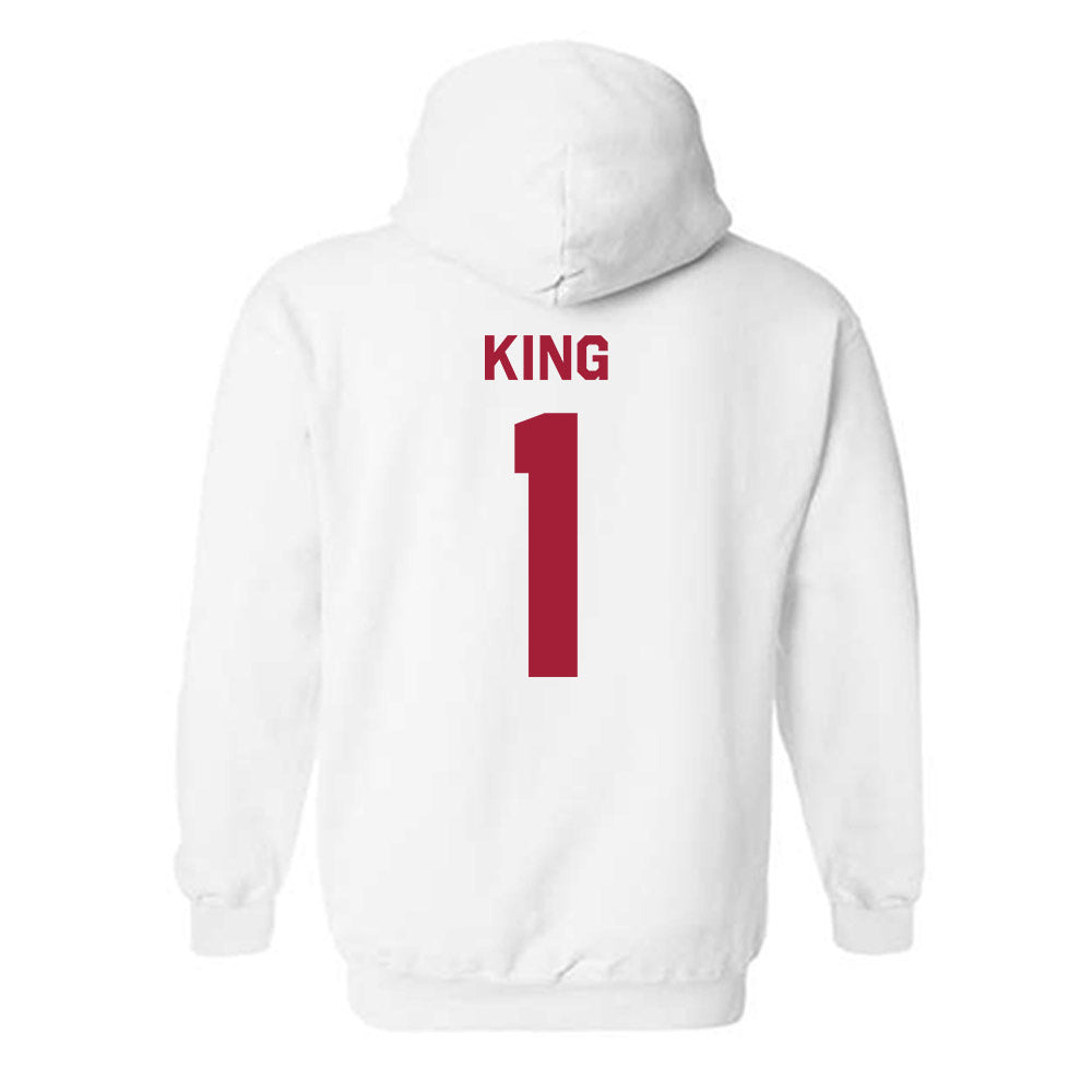 Stanford - NCAA Women's Water Polo : Jackie King - Classic Shersey Hooded Sweatshirt-1