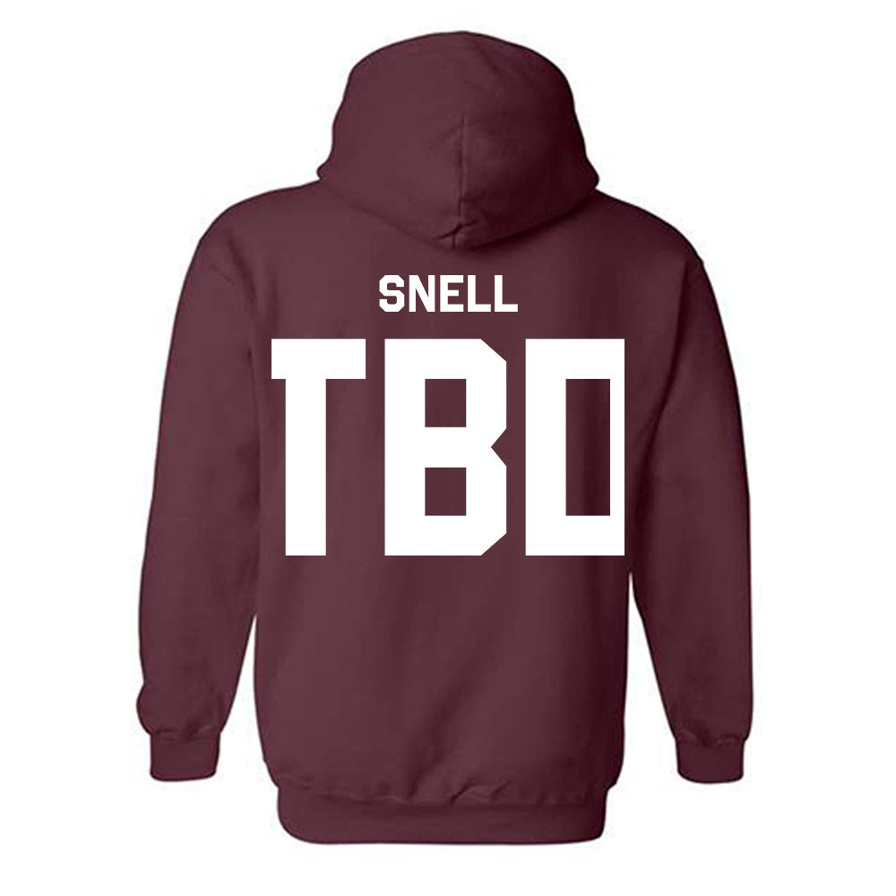 Montana - NCAA Football : William Snell - Classic Shersey Hooded Sweatshirt-1