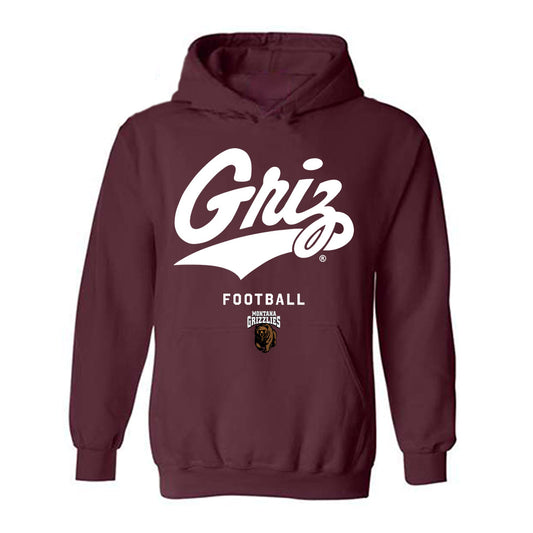Montana - NCAA Football : Luke Flowers - Classic Shersey Hooded Sweatshirt-0