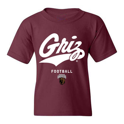 Montana - NCAA Football : Hudson Schrader - Classic Shersey Youth T-Shirt-0