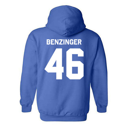 Seton Hall - NCAA Baseball : Derek Benzinger - Classic Shersey Hooded Sweatshirt-1