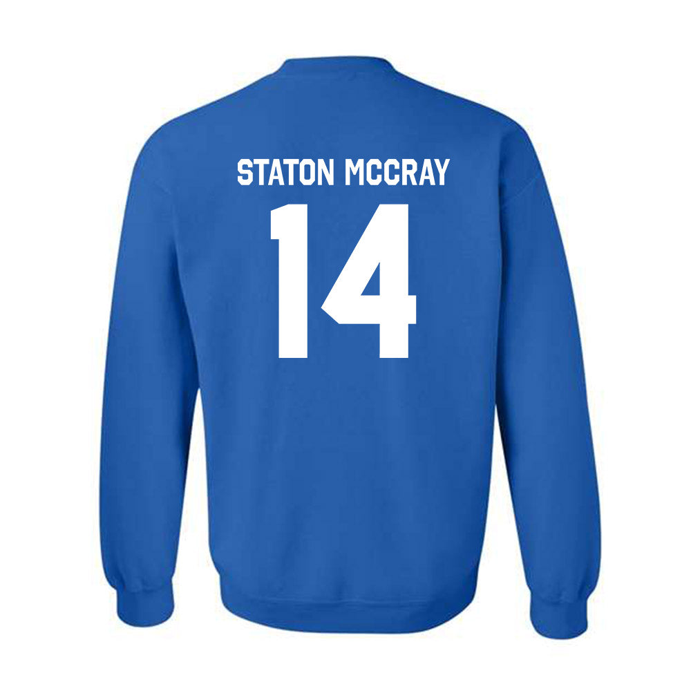 Seton Hall - NCAA Men's Basketball : AJ Staton McCray - Classic Shersey Crewneck Sweatshirt-3