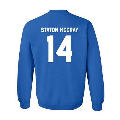 Seton Hall - NCAA Men's Basketball : AJ Staton McCray - Classic Shersey Crewneck Sweatshirt-3