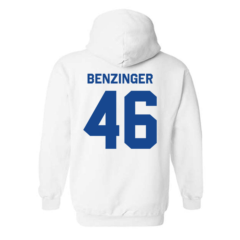 Seton Hall - NCAA Baseball : Derek Benzinger - Classic Shersey Hooded Sweatshirt-1
