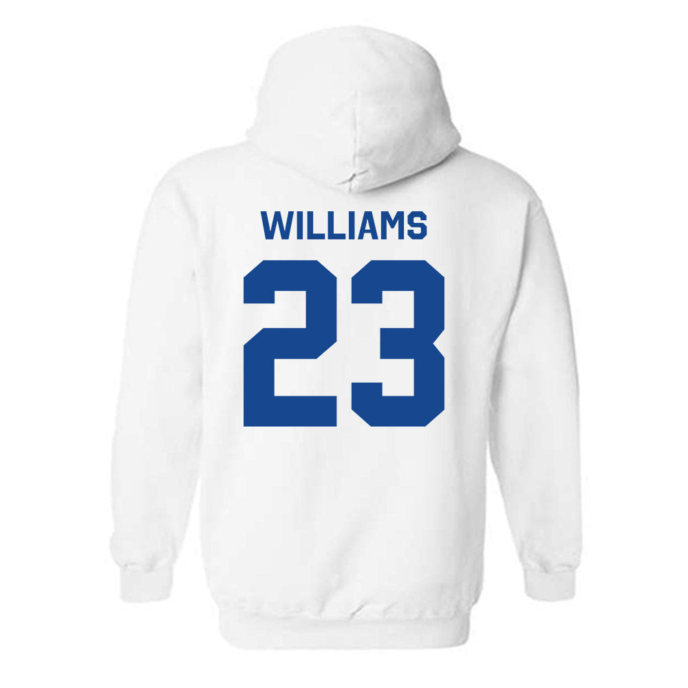 Seton Hall - NCAA Men's Basketball : Michael Williams - Classic Shersey Hooded Sweatshirt-2