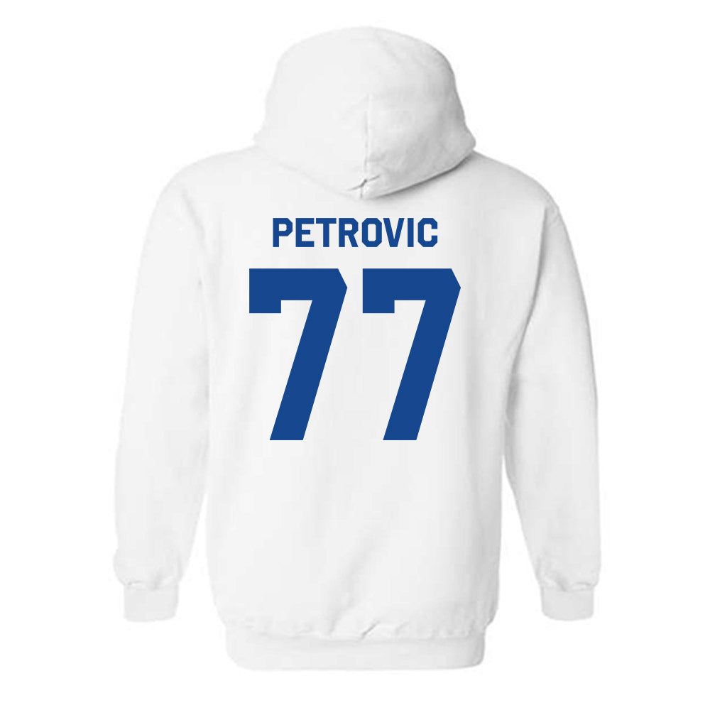 Seton Hall - NCAA Men's Basketball : Mihailo Petrovic - Classic Shersey Hooded Sweatshirt-2
