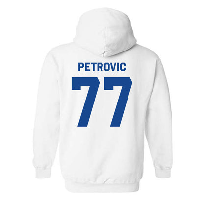 Seton Hall - NCAA Men's Basketball : Mihailo Petrovic - Classic Shersey Hooded Sweatshirt-2
