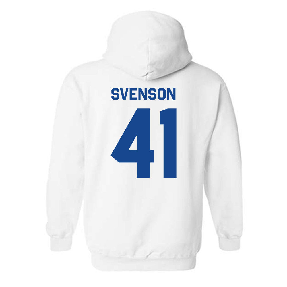 Seton Hall - NCAA Baseball : Steven Svenson - Classic Shersey Hooded Sweatshirt-1