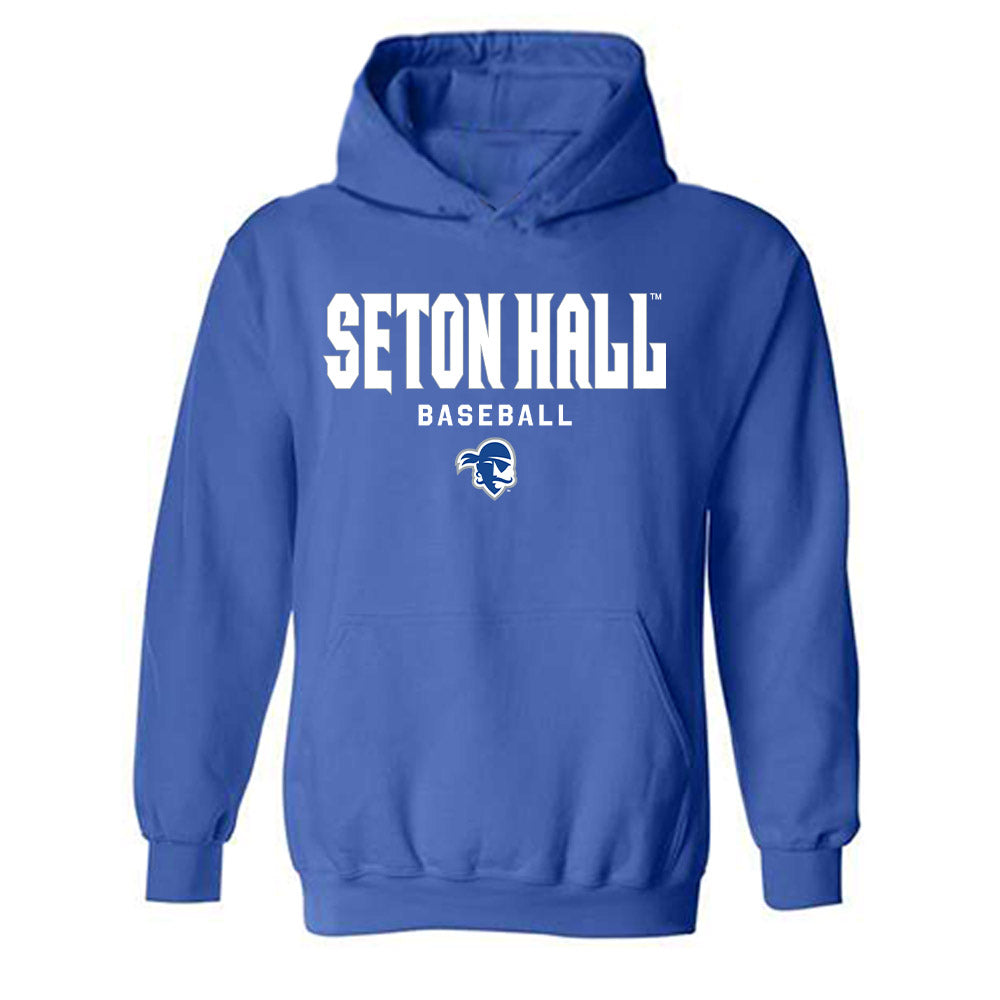 Seton Hall - NCAA Baseball : Steven Svenson - Classic Shersey Hooded Sweatshirt-0