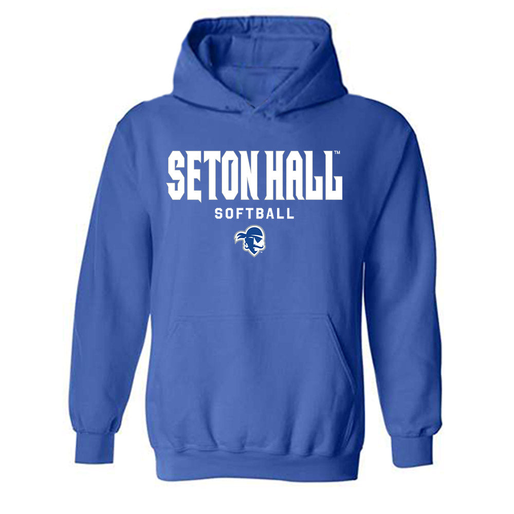 Seton Hall - NCAA Softball : Vanessa Kates - Classic Shersey Hooded Sweatshirt-1
