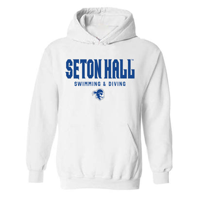 Seton Hall - NCAA Women's Swimming & Diving : Amy Kugelman - Classic Shersey Hooded Sweatshirt-0