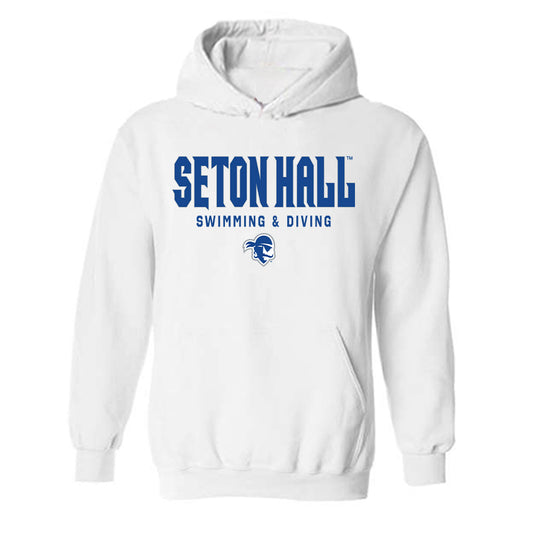 Seton Hall - NCAA Women's Swimming & Diving : Amy Kugelman - Classic Shersey Hooded Sweatshirt-0