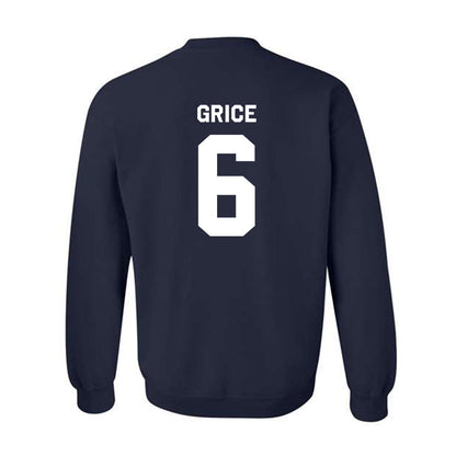 Rice - NCAA Football : Ben Grice - Classic Shersey Crewneck Sweatshirt-1